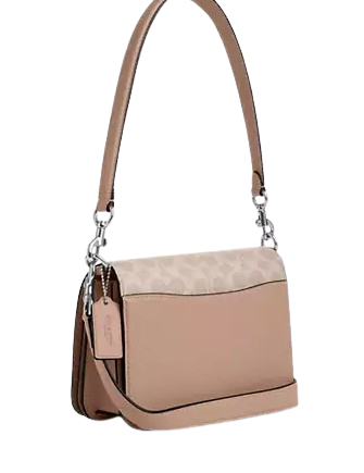 Coach Quinn Bag In Signature Canvas Sand Taupe
