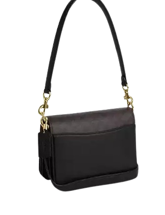 Coach Quinn Bag In Signature Canvas Walnut Black