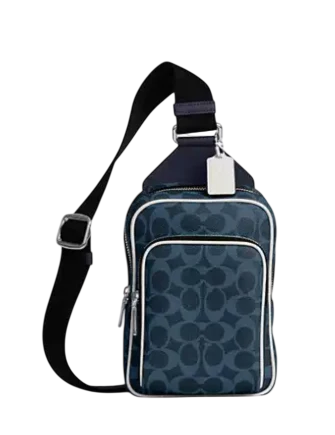 Coach Racer Sling Pack In Signature Canvas | Brixton Baker Coach Racer Sling Pack In Signature Canvas | Brixton Baker