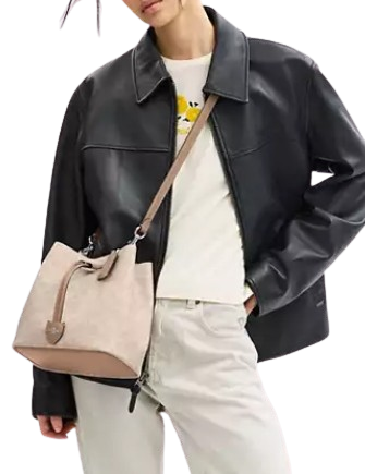 Coach Rowan Bucket Bag In Signature Canvas Sand Taupe