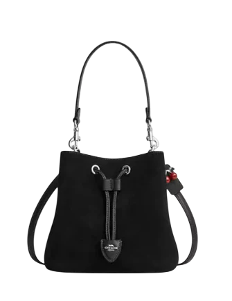 Coach Rowan Bucket Bag With Cherry Charm