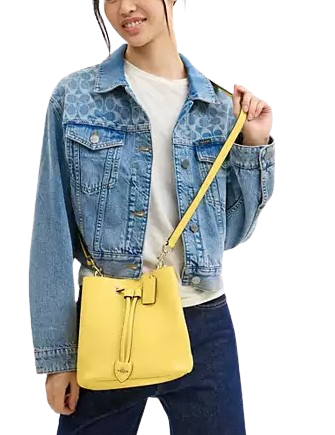 Coach Rowan Bucket Bag Yellow