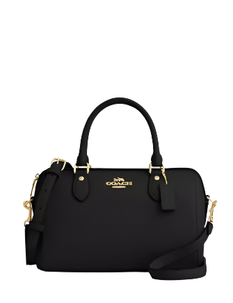 Coach rowan satchel black new arrivals