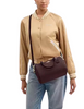 Coach Rowan Satchel Bag In Signature Canvas Black Currant