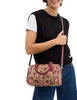 Coach Rowan Satchel Bag In Signature Canvas With Cherry Print Tan