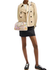 Coach Rowan Satchel Bag In Signature Canvas With Floral Print Sand