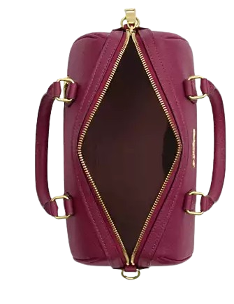 Coach Rowan Satchel Bag With Bow Charm Pink