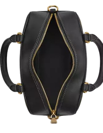 Coach Satchel Crossbody Bag With Grommets Black