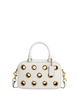 Coach Satchel Crossbody Bag With Grommets Chalk