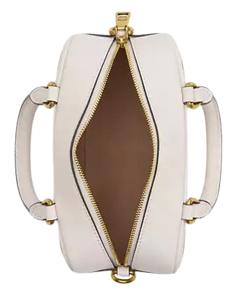 Coach Satchel Crossbody Bag With Grommets Chalk