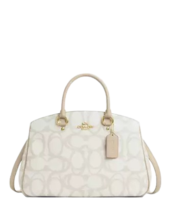 Coach Savannah Carryall Bag In Sketch Signature Canvas Ivory