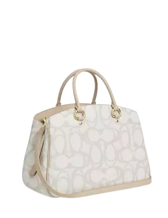 Coach Savannah Carryall Bag In Sketch Signature Canvas Ivory