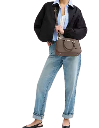 Coach Savannah Small Carryall Bag Dark Stone