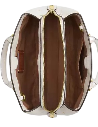 Coach Savannah Small Carryall Bag With Floral Print Chalk