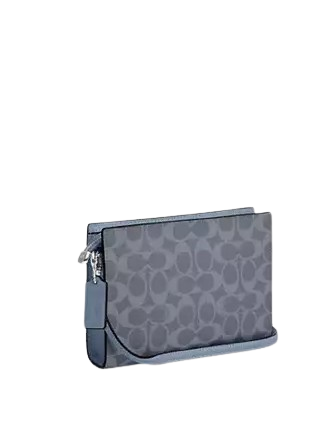 Coach Slim Crossbody Bag In Signature Canvas Chambray
