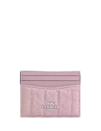 Coach Slim Id Card Case Ballerina Carnation