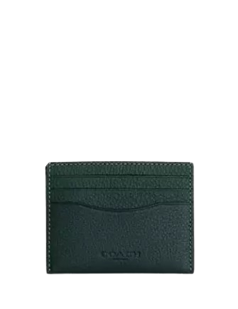 Coach Slim Id Card Case Dark Teal