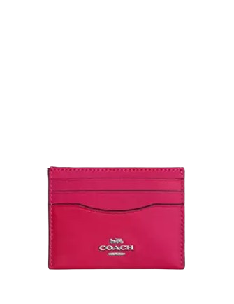 Coach Slim Id Card Case Dragon Fruit