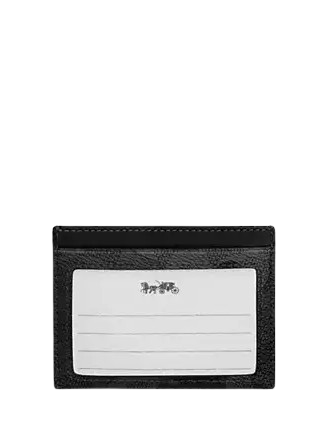 Coach Slim Id Card Case In Signature Camo Print Grey