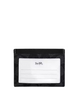 Coach Slim Id Card Case In Signature Canvas Charcoal Black