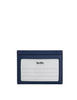 Coach Slim Id Card Case With Baseball Print Deep Blue