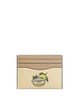 Coach Slim Id Card Case With Lemon Graphic Moonlight