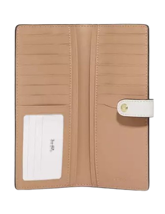 Coach skinny wallet sale deals