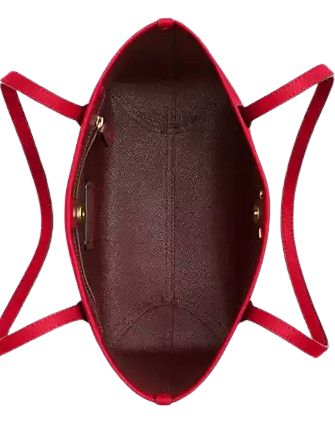 Coach bag red inside shop