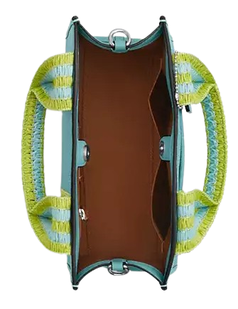 Coach Smith Tote Bag 24 Light Turquoise