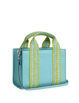 Coach Smith Tote Bag 24 Light Turquoise