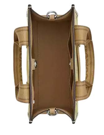 Coach Smith Tote Bag 24 With Lemon Print Garden Glade