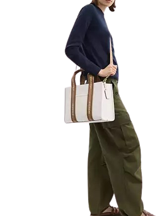 Coach Smith Tote Bag Chalk