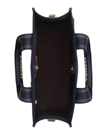 Coach Smith Tote Bag In Regenerative Cotton Dark Denim