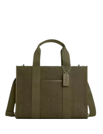 Olive green coach bag shop