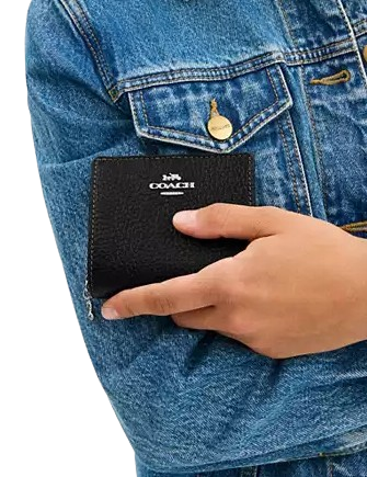 Coach Snap Wallet Black