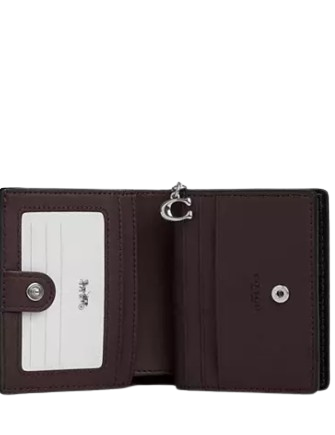 Coach Snap Wallet Black