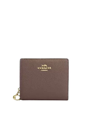 Coach Snap Wallet Dark Stone