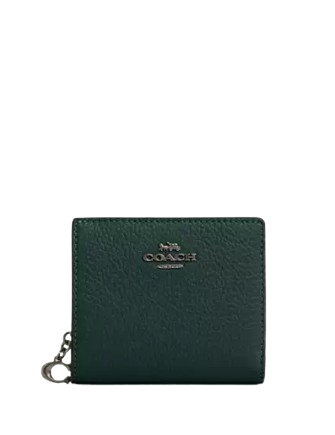 Coach Snap Wallet Dark Teal