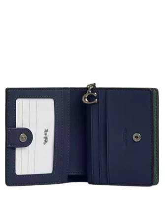 Coach Snap Wallet Dark Teal