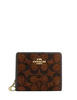 Coach Snap Wallet In Signature Chenille Truffle
