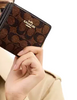 Coach Snap Wallet In Signature Chenille Truffle