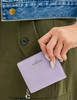 Coach Snap Wallet Lilac