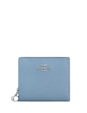 Coach Snap Wallet Pool Blue