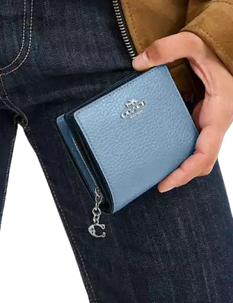 Coach Snap Wallet Pool Blue