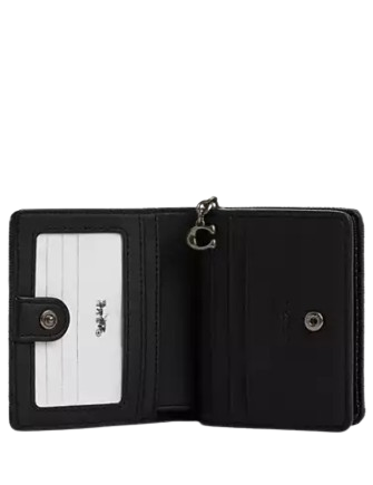 Coach Snap Wallet Washed Grey