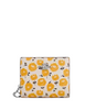 Coach Snap Wallet With Floral Print Chalk Buttercup