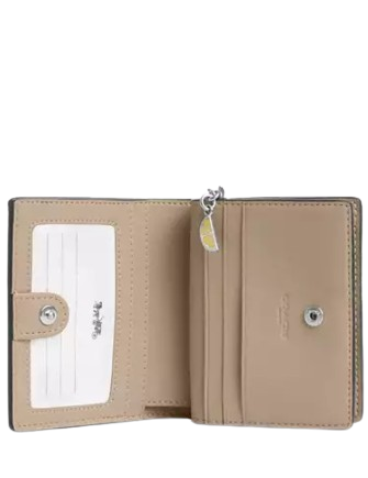 Coach Snap Wallet With Lemon Print Garden Glade