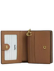 Coach Snap Wallet With Patchwork And Snake Print  Mushroom