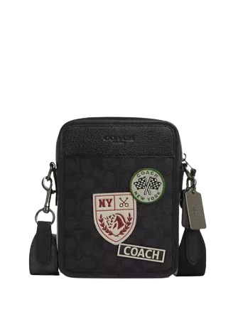 Coach Sullivan Crossbody In Signature Canvas With Patches