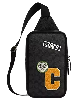 Coach Sullivan Pack In Signature Canvas With Patches Coach Sullivan Pack In Signature Canvas With Patches
